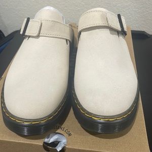 Dr. Martens Women's Carlson Suede Buckle Strap Clogs